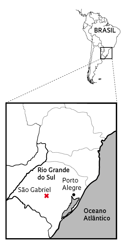 Em São Gabriel foram encontradas mais de 500 fezes fossilizadas de animais