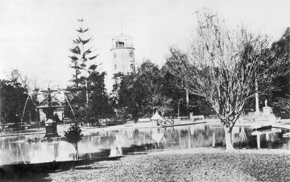 First measurements: meteorological station atop the tower in Jardim da Luz Botanical Park, in operation from 1888 to 1894