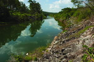 Fin de novembre  le système Cantareira avait de l’eau dans  le réservoir Paiva Castro...