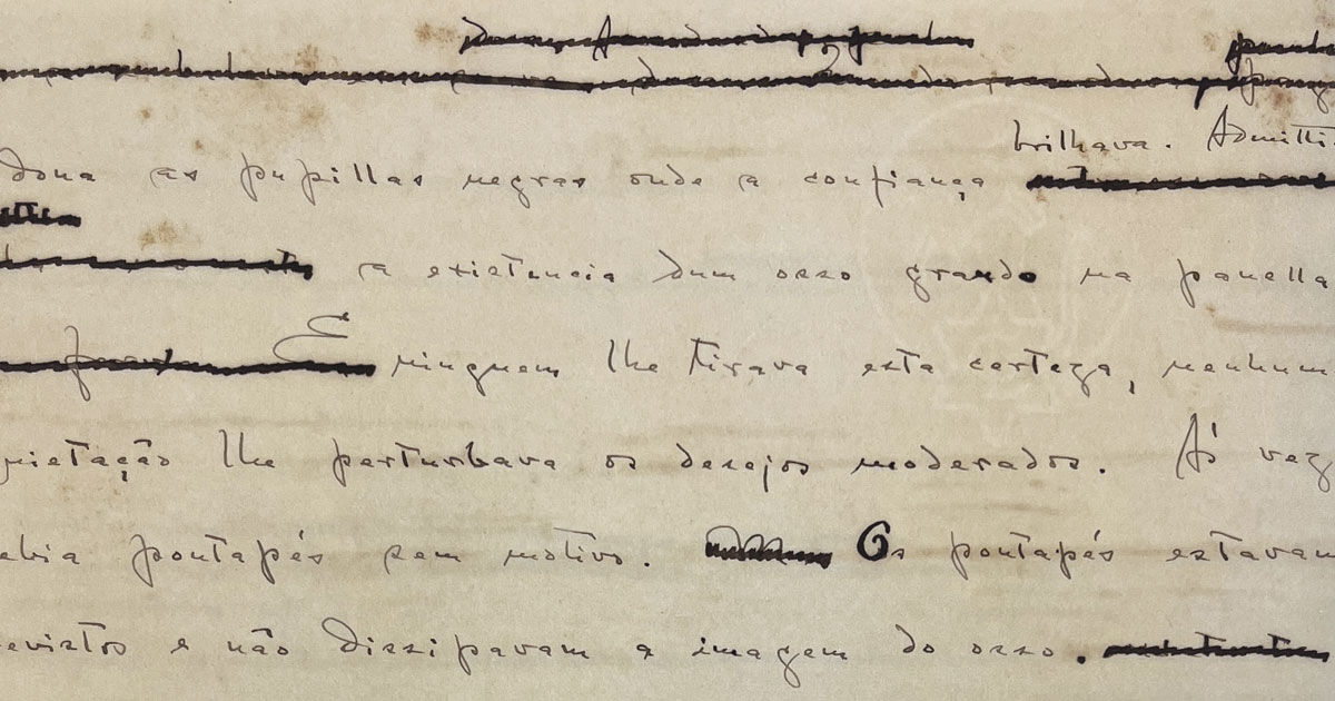 Manuscritos de Graciliano Ramos evidenciam seu trabalho detalhista
