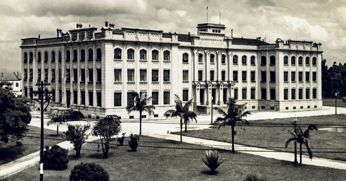 Fachada do antigo Instituto de Higiene de São Paulo, Atual Faculdade de Saúde Publica