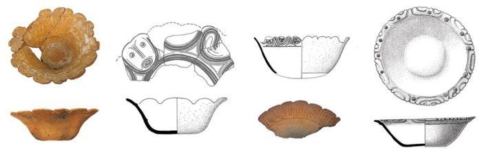 A common trait of Koriabo ceramics found in Almeirim, Pará...